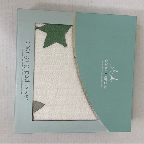 RARE Brand New Aden & Anais Changing Pad Cover 8702 Up, Up Away HTF - Picture 5 of 10